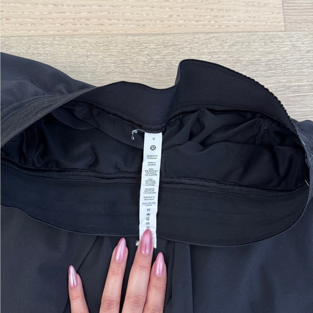 Lululemon Court Rival Black Skirt - Picture 3 of 6
